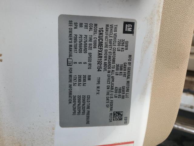 Photo 14 from auction – 2010 GMC YUKON with VIN 1GKUCMEFXAR192154