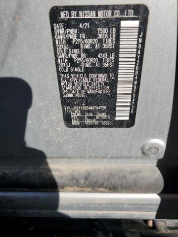 Photo 14 from auction – 2021 NISSAN ARMADA SL with VIN JN8AY2BB4M9794725