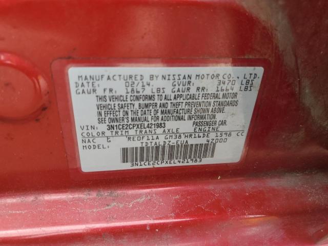 Photo 14 from auction – 2014 NISSAN VERSA NOTE with VIN 3N1CE2CPXEL421983