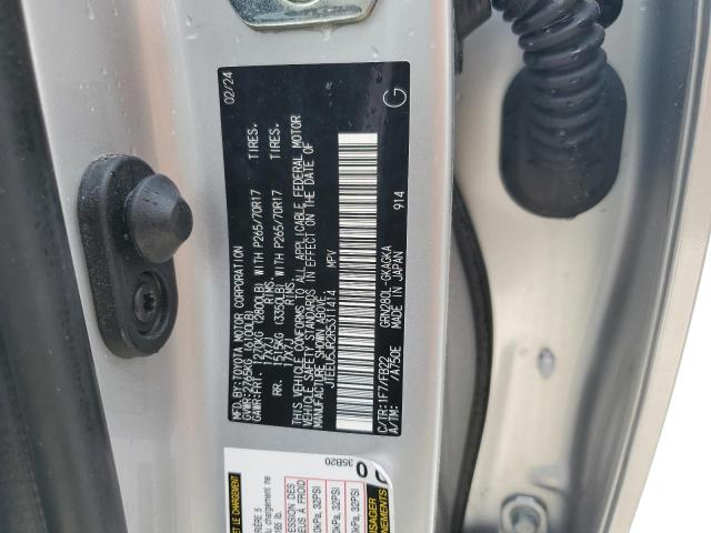 Photo 14 from auction – 2024 TOYOTA 4RUNNER SR with VIN JTEEU5JR2R5311414