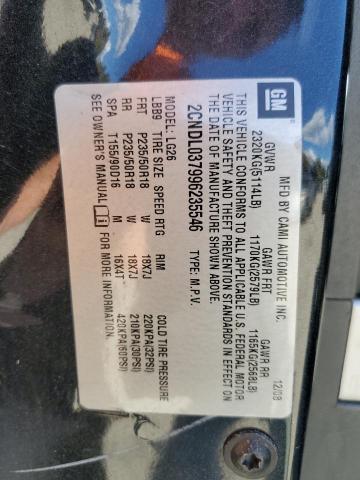 Photo 14 from auction – 2009 CHEVROLET EQUINOX SP with VIN 2CNDL037996235546