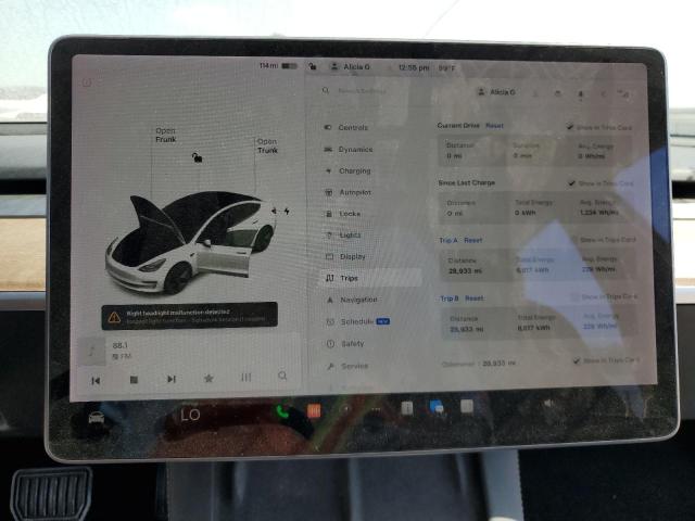 Photo 9 from auction – 2021 TESLA MODEL 3 with VIN 5YJ3E1EA5MF913334