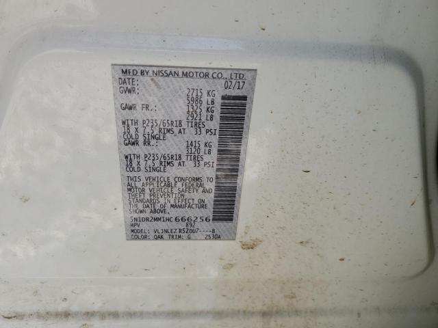 Photo 14 from auction – 2017 NISSAN PATHFINDER with VIN 5N1DR2MM1HC666256