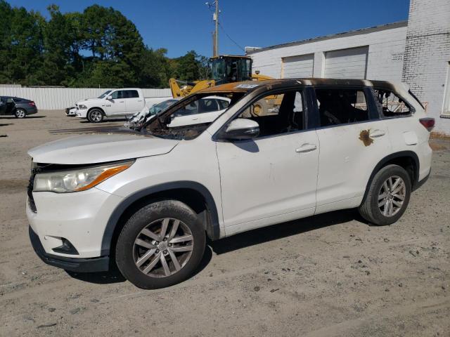 TOYOTA HIGHLANDER 2015 with VIN 5TDZARFH4FS012745 - Photo from auction