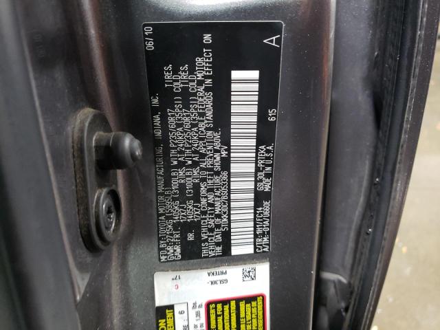 Photo 14 from auction – 2011 TOYOTA SIENNA LE with VIN 5TDKK3DC7BS053366