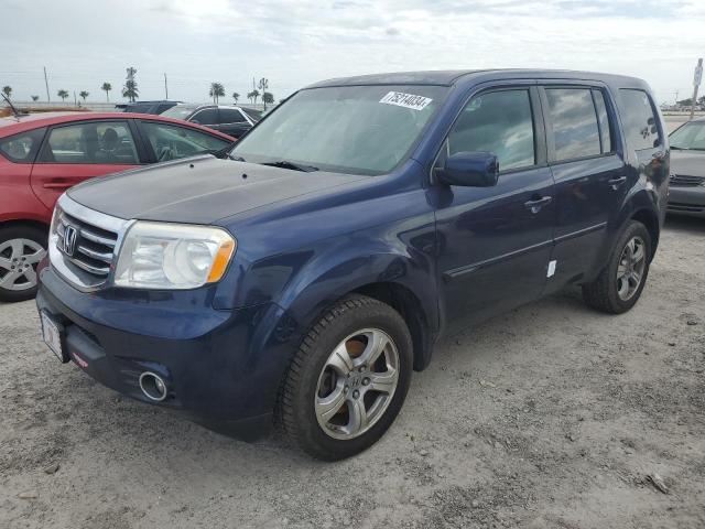 HONDA PILOT EX 2013 with VIN 5FNYF4H46DB007283 - Photo from auction