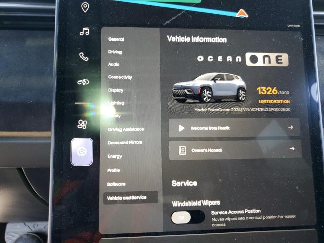 Photo 9 from auction – 2023 FISKER AUTOMOTIVE OCEAN with VIN VCF1ZBU23PG002800