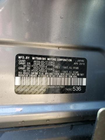 Photo 14 from auction – 2019 MITSUBISHI ECLIPSE CR with VIN JA4AT4AA6KZ047861