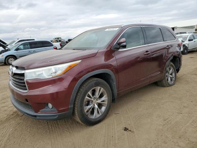 TOYOTA HIGHLANDER 2015 con VIN 5TDJKRFH4FS112693 - Foto de la subasta