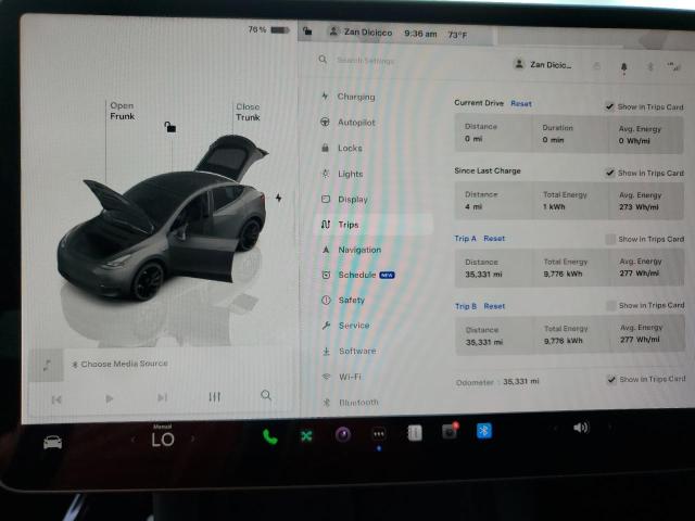 Photo 9 from auction – 2023 TESLA MODEL Y with VIN 7SAYGDEF0PF596728