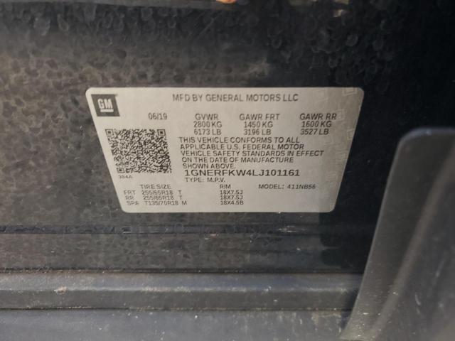 Photo 14 from auction – 2020 CHEVROLET TRAVERSE L with VIN 1GNERFKW4LJ101161