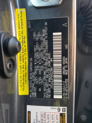 Photo 14 from auction – 2011 TOYOTA 4RUNNER SR with VIN JTEZU5JR7B5023881