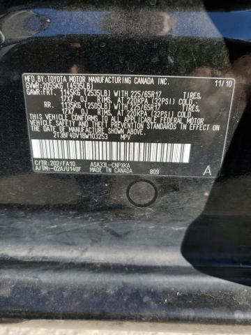 Photo 14 from auction – 2011 TOYOTA RAV4 with VIN 2T3BF4DV1BW103253
