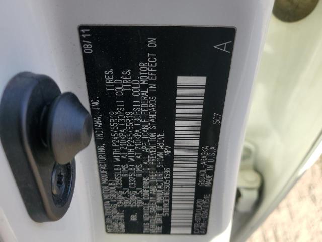 Photo 14 from auction – 2012 TOYOTA HIGHLANDER with VIN 5TDYK3EH6CS051596