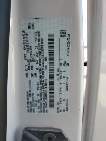 Photo 14 from auction – 2019 FORD ESCAPE SEL with VIN 1FMCU0HD5KUA18610