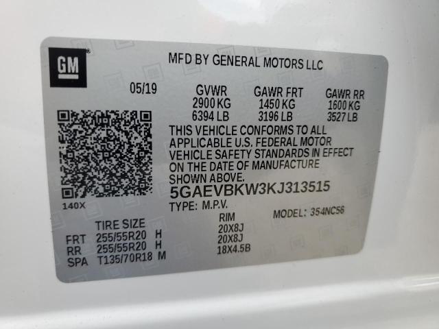 Photo 14 from auction – 2019 BUICK ENCLAVE PR with VIN 5GAEVBKW3KJ313515