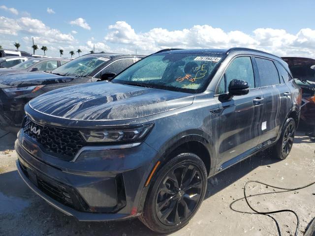 KIA SORENTO SX 2023 with VIN 5XYRKDLF8PG245013 - Photo from auction