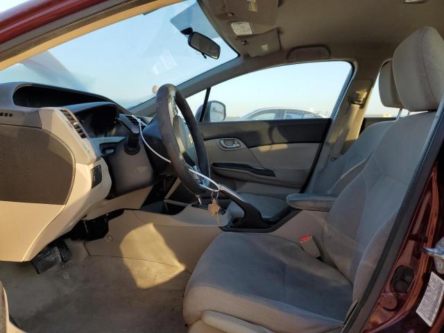 Photo 7 from auction – 2012 HONDA CIVIC LX with VIN 19XFB2F52CE043706