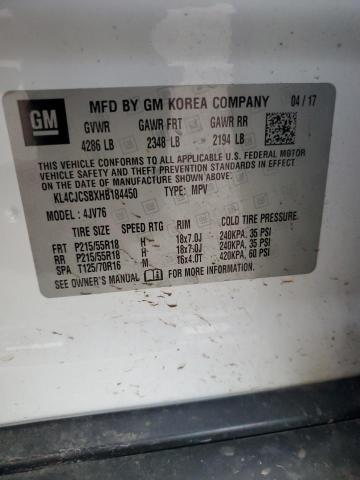 Photo 14 from auction – 2017 BUICK ENCORE ESS with VIN KL4CJCSBXHB184450