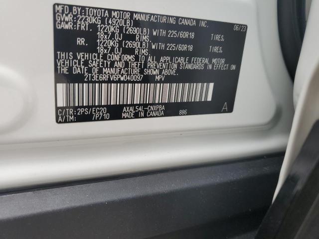 Photo 14 from auction – 2023 TOYOTA RAV4 XSE with VIN 2T3E6RFV6PW040097