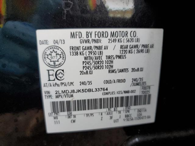 Photo 14 from auction – 2013 LINCOLN MKX with VIN 2LMDJ8JK5DBL33764