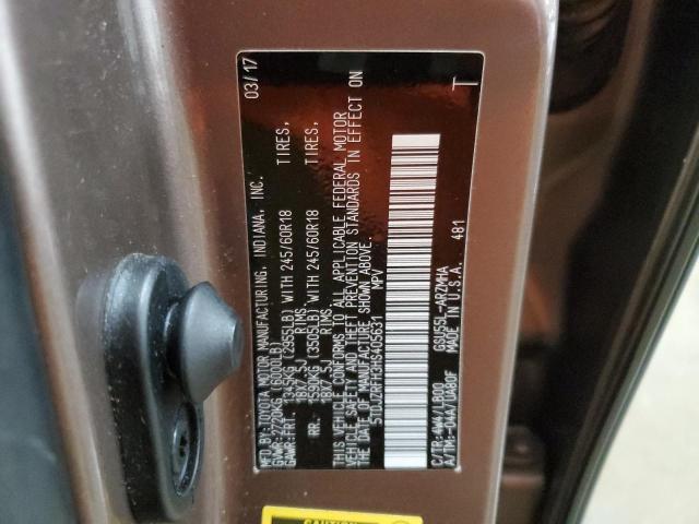Photo 14 from auction – 2017 TOYOTA HIGHLANDER with VIN 5TDJZRFH3HS405631