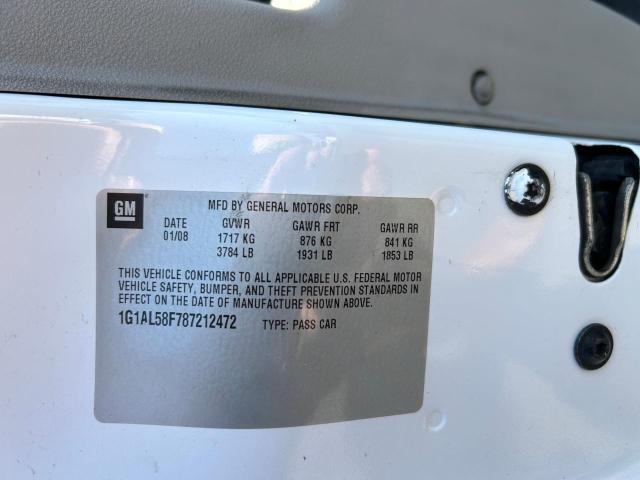 Photo 10 from auction – 2008 CHEVROLET COBALT LT with VIN 1G1AL58F787212472