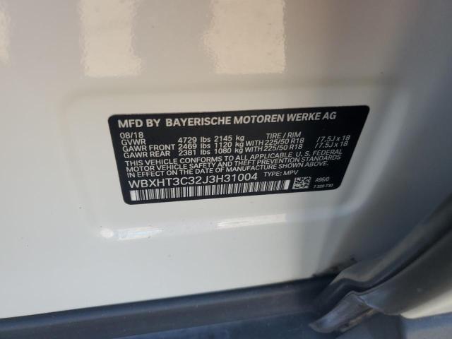 Photo 14 from auction – 2018 BMW X1 XDRIVE2 with VIN WBXHT3C32J3H31004
