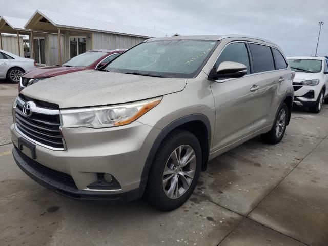 TOYOTA HIGHLANDER 2014 with VIN 5TDJKRFH4ES058410 - Photo from auction