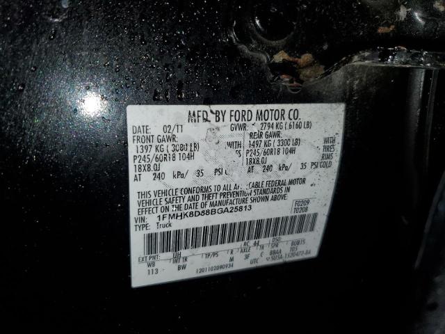 Photo 14 from auction – 2011 FORD EXPLORER X with VIN 1FMHK8D88BGA25813