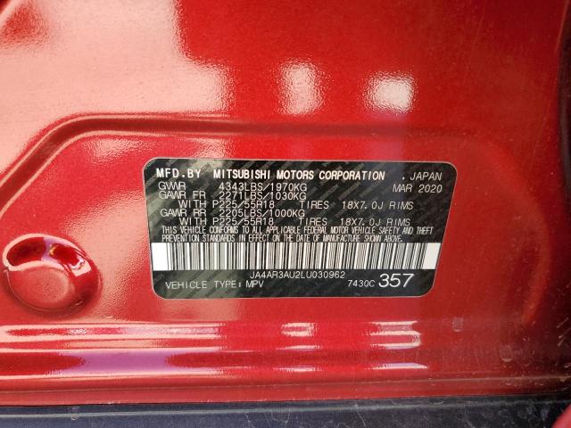 Photo 14 from auction – 2020 MITSUBISHI OUTLANDER with VIN JA4AR3AU2LU030962