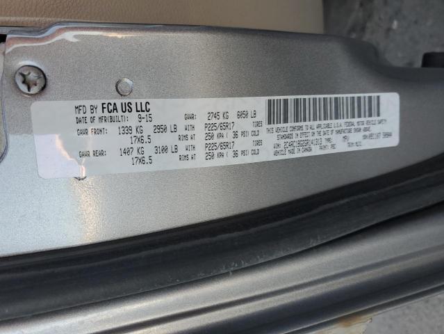 Photo 14 from auction – 2016 CHRYSLER TOWN & COU with VIN 2C4RC1BG2GR141313