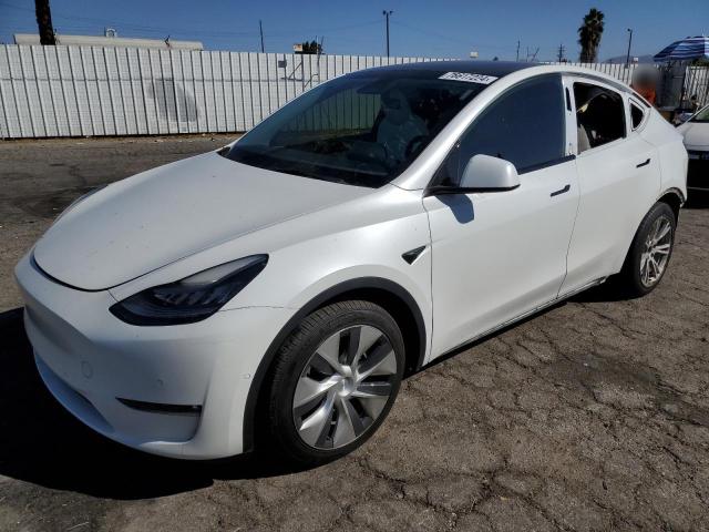 TESLA MODEL Y 2021 with VIN 5YJYGAEE3MF174404 - Photo from auction