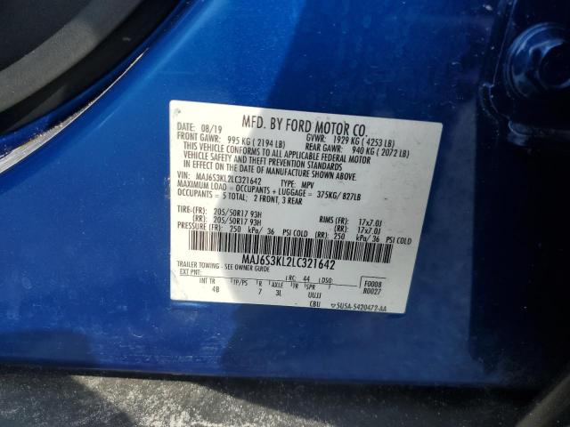 Photo 14 from auction – 2020 FORD ECOSPORT T with VIN MAJ6S3KL2LC321642