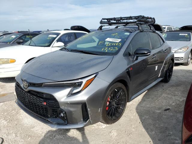 TOYOTA GR COROLLA 2024 with VIN JTNABAAE9RA011631 - Photo from auction