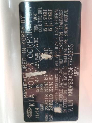 Photo 14 from auction – 2015 KIA SPORTAGE L with VIN KNDPB3AC5F7740355