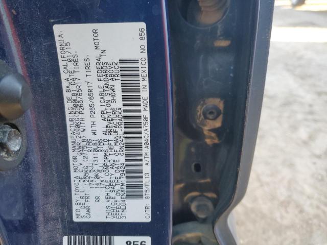Photo 14 from auction – 2015 TOYOTA TACOMA DOU with VIN 3TMLU4EN8FM179424