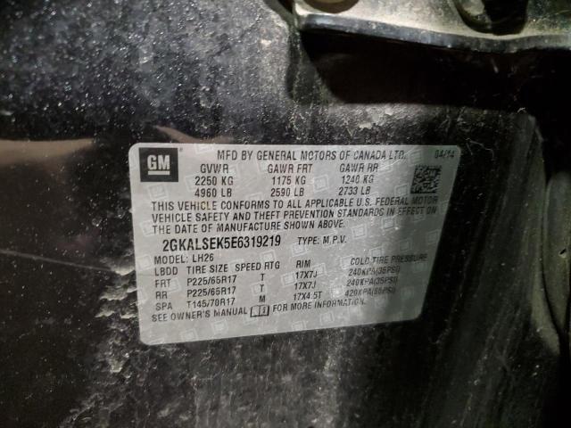 Photo 14 from auction – 2014 GMC TERRAIN SL with VIN 2GKALSEK5E6319219