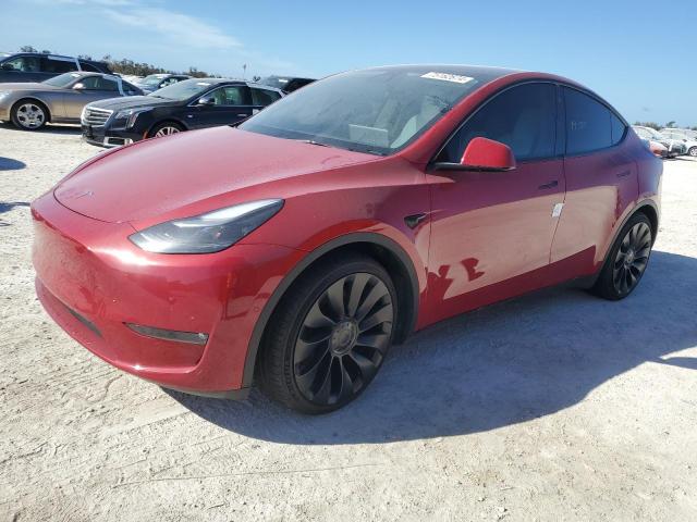 TESLA MODEL Y 2022 مع رقم تعريف المركبة 7SAYGDEF9NF463298 - صورة من المزاد
