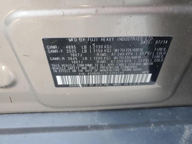 Снимка 14 от търг – 2015 SUBARU OUTBACK 2. с VIN 4S4BSBJC7F3209780
