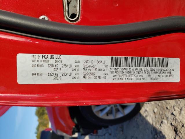 Photo 14 from auction – 2017 DODGE JOURNEY SX with VIN 3C4PDCBG1HT533973