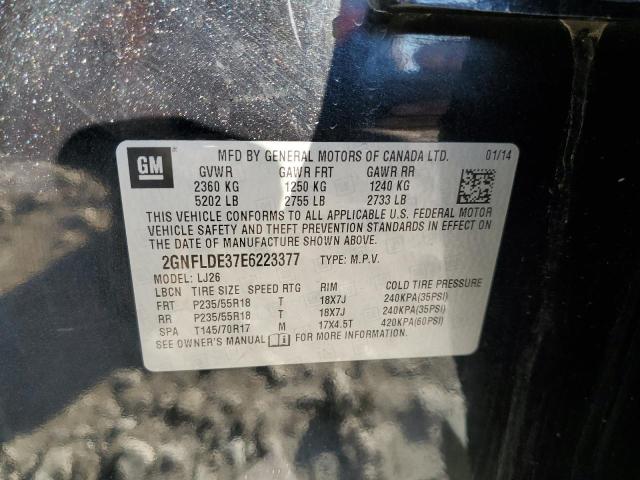 Photo 14 from auction – 2014 CHEVROLET EQUINOX LT with VIN 2GNFLDE37E6223377