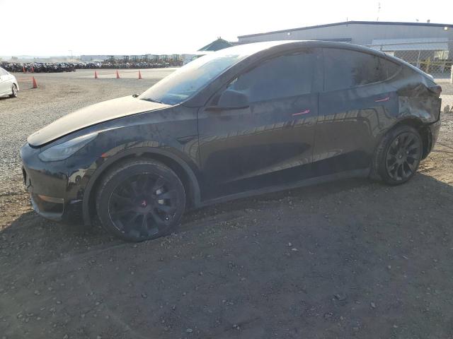 TESLA MODEL Y 2021 with VIN 5YJYGAEE6MF223112 - Photo from auction