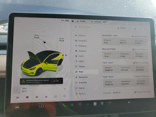 Photo 9 from auction – 2023 TESLA MODEL 3 with VIN 5YJ3E1EA8PF425497