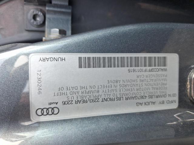 Photo 10 from auction – 2015 AUDI A3 PREMIUM with VIN WAUCCGFF1F1011615