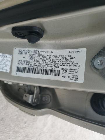 Photo 14 from auction – 2002 TOYOTA HIGHLANDER with VIN JTEGF21A620052649