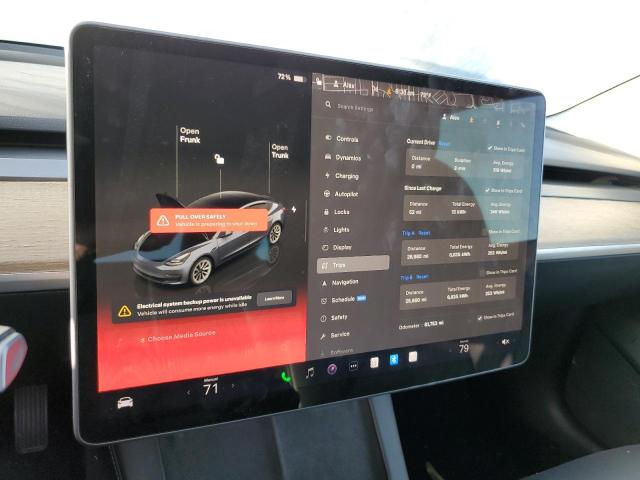 Photo 9 from auction – 2022 TESLA MODEL 3 with VIN 5YJ3E1EAXNF286406