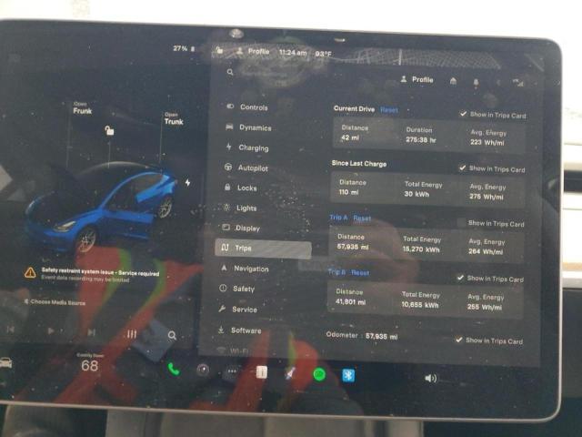 Photo 9 from auction – 2023 TESLA MODEL 3 with VIN 5YJ3E1EA2PF437211