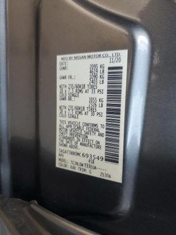 Photo 14 from auction – 2021 NISSAN ROGUE SV with VIN 5N1AT3BB0MC693549