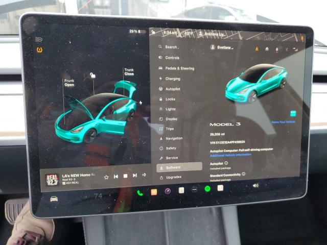 Photo 9 from auction – 2023 TESLA MODEL 3 with VIN 5YJ3E1EA4PF436531